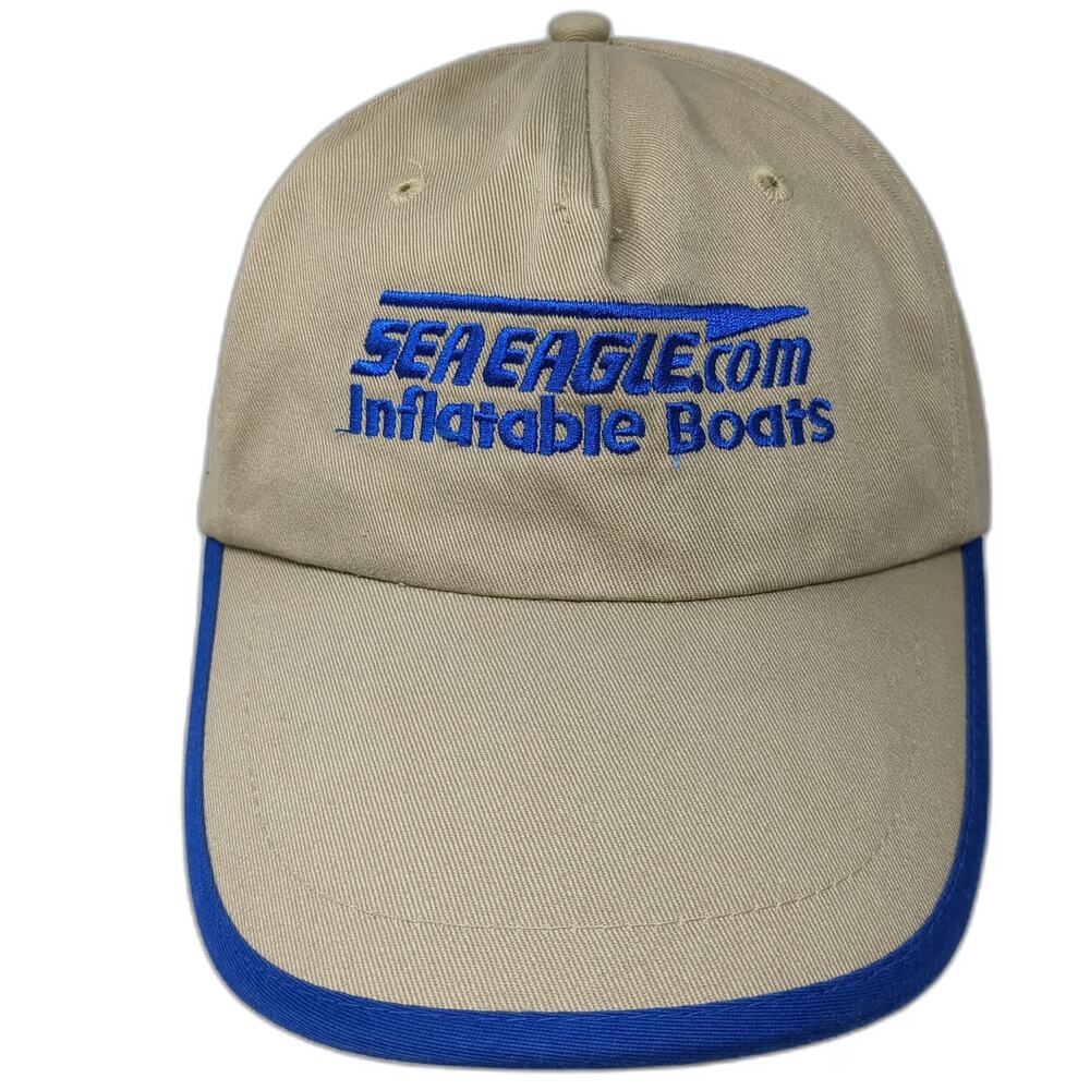 P.O.P 5 Panel Brown Blue Hat One Size Sea Eagle Inflatable Boats Slideback